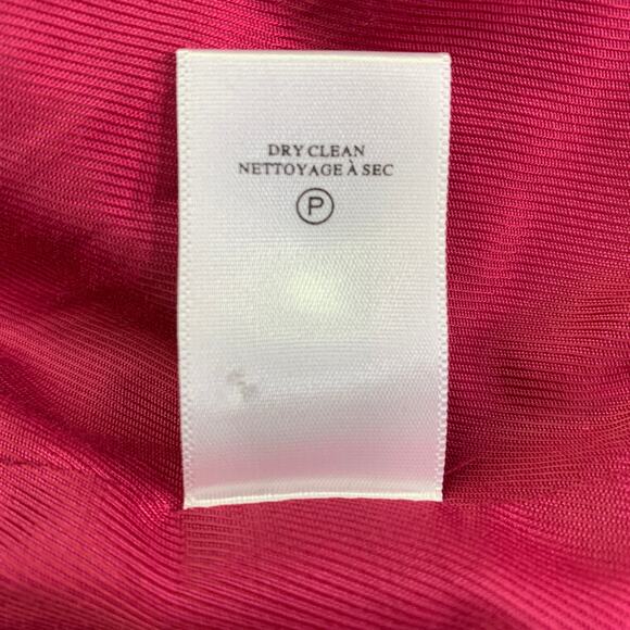 A.L.C. Size 6 Raspberry Red Velvet Peak Lapel Double Breasted Pantsuit - Picture 11 of 14